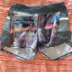 athleta girls multi-colors shorts
